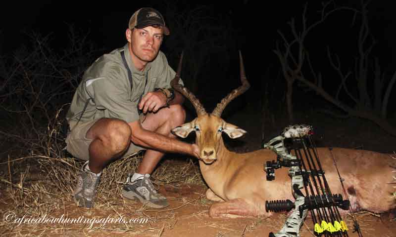 Draw weight for bow hunting impala