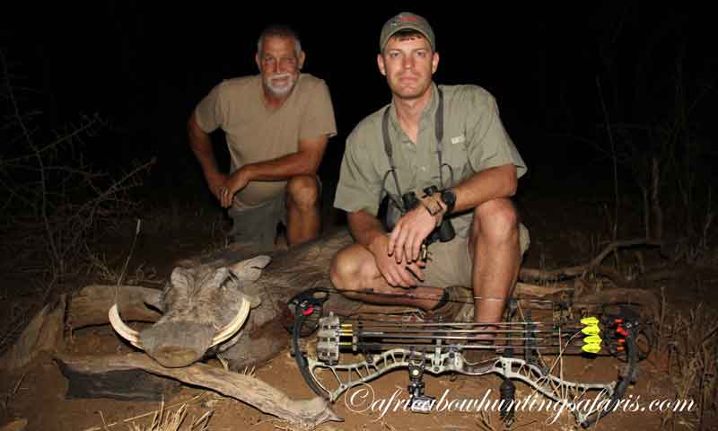 Father and son hunting Africa package warthog